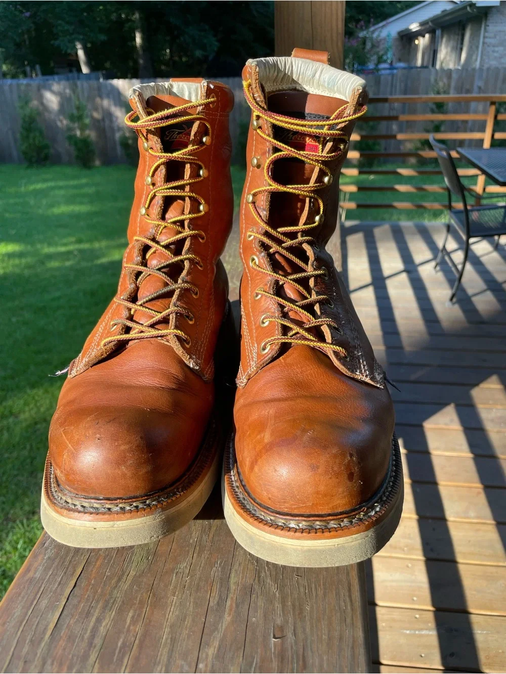 Thorogood 814-4364 American Heritage 8” Plain  Toe Made in USA 8.5D